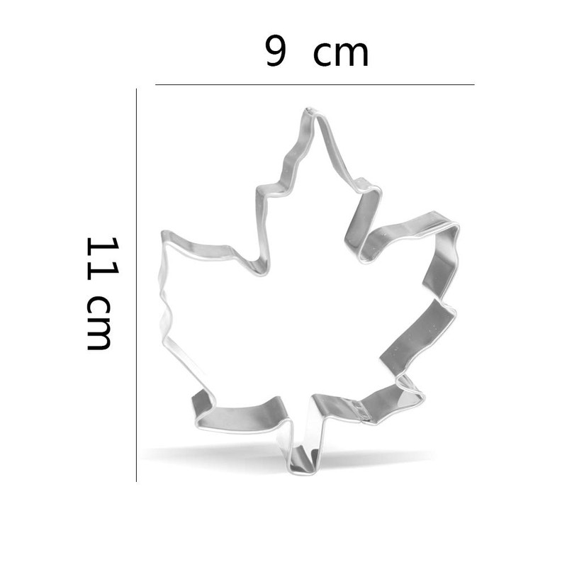 4.3 inch Maple Leaf Cookie Cutter - 1 Piece -