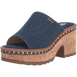 Karl Lagerfeld Paris WOMENS FOOTWEAR DRESS sandal,BLUE,8.5