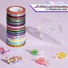 Patelai 69 Rolls Striping Tape for Tumblers Vinyl Pinstripe Nail