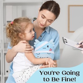 LeYoHa Get Well Soon Axolotl Plush - Soft Salamander Plush Get Well Gift Cute Axolotl Stuffed Animal, Ideal Get Well Present for a Speedy Recovery Kids, 8 Inch