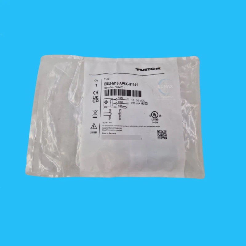 Turck Bi8u-m18-ap6x-h1141 Sensor Inductivo