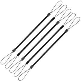 Plastic Tether Lanyard for Touch Pens Thickened High Elastic Tether for Stylus of LCD Writing Tablet Anti-Lose Coil for Drawing Pens Pen Leash Compatible for Boogie Board 5 Pack Upgrated