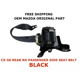 OEM MAZDA PART 2023-2024 Mazda CX-50 rear right side seat belt BLACK BGK120617M