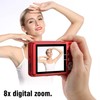 8x Zoom Card Digital Camera Plastic Metal 5 MP 2.7in