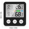 High Precision Magnetic Thermometer Hygrometer Digital Thermo-Hygrometer with LCD Screen