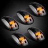5X Amber LED Cab Lights Smoked Cab Roof Running Top