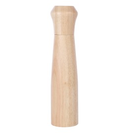 KKC HOME ACCENTS Wooden Pepper Grinder Mill, Pepper Mill Wood, Refillable,10 inch, Rubber Wood,Salt Grinder Mil Ceramic Core,Adjustable Coarseness Fine to Coarse