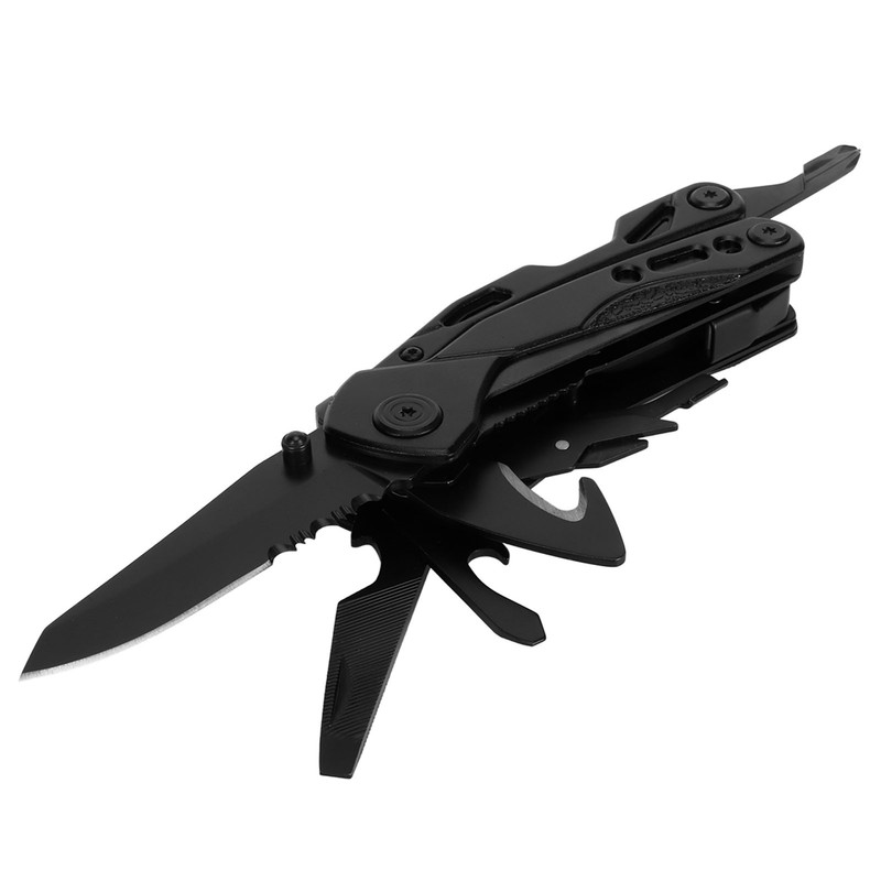 Multitool Pliers Professional Stainless Steel Utility Knife Foldable Whistle Scissors