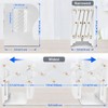 Heavy Duty Book Ends to Hold Books with Pen Holder,