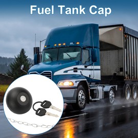 A ABSOPRO Locking Gas Cap Lock Fuel Tank Cap for Renault Clio II/MK2 1998-2012 with Keys No.7701471585/7701470950