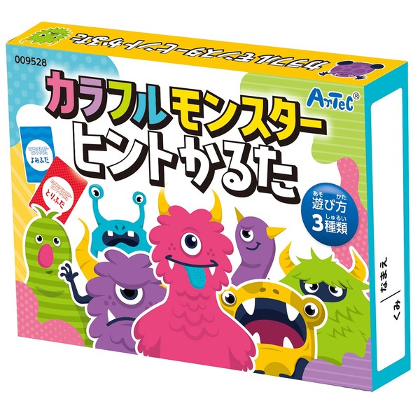 Artec Colorful Monster Tip Karuta 9528 Karuta, Toddler, Picture Matching,