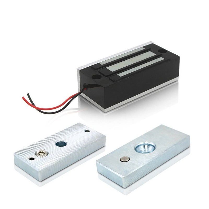 FUGEST Electric Magnetic Lock 60kg 130LBs Holding Force Electric Magnetic