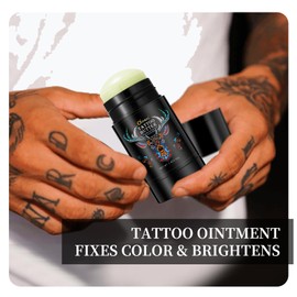 Tattoo Aftercare Butter Balm,Natural Organic Tattoo Cream Moisturizer for Old & New Tattoos Healing Brightener Color Enhance