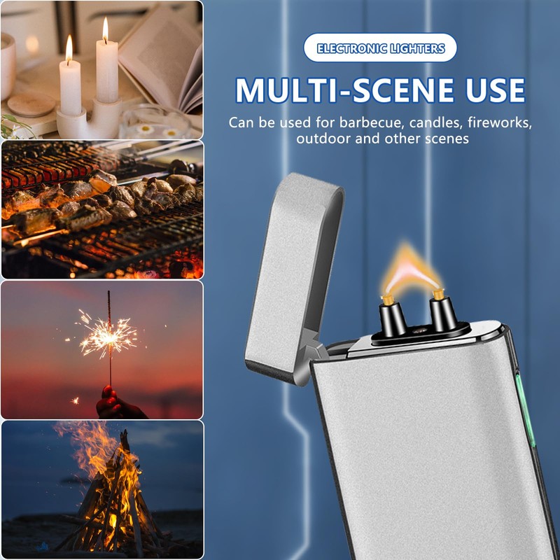SKRFIRE Flameless Arc Lighter – USB Rechargeable, Windproof Plasma Electric