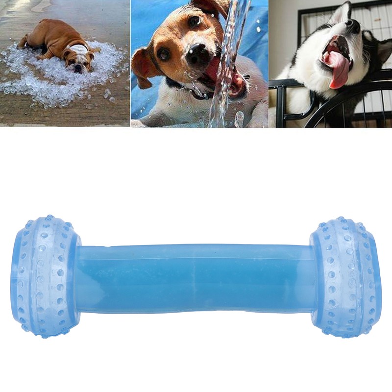Pet Cooling Chew Toy BiteResistant TPR Pet Teething Toys Cooling