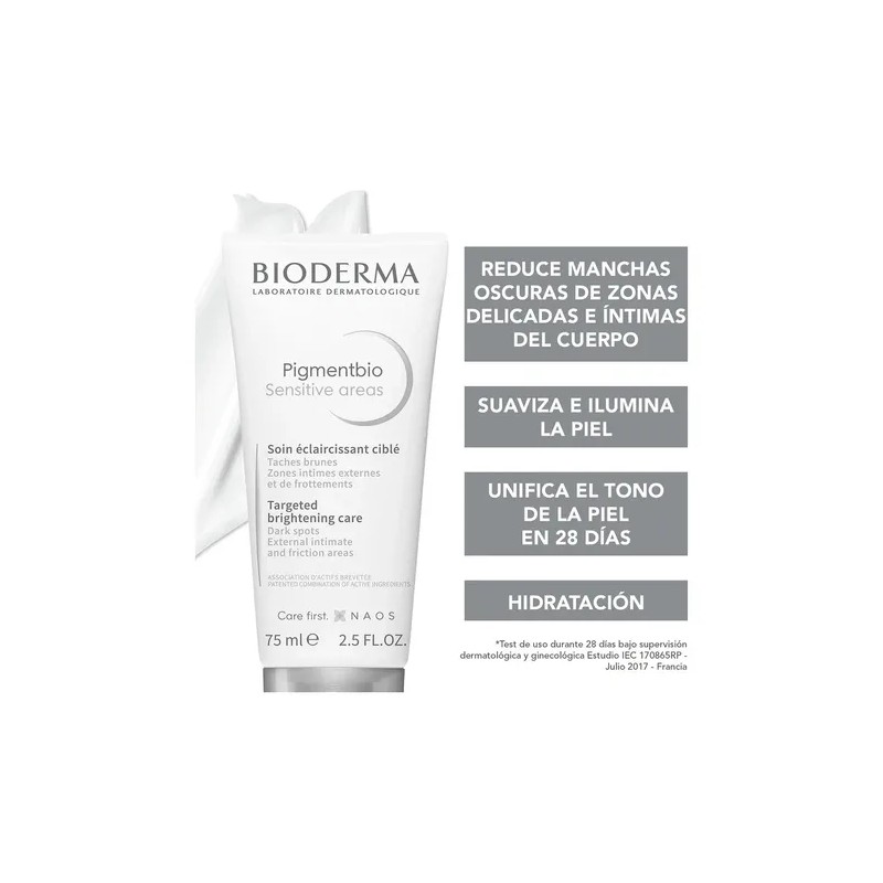 Bioderma Pigmentbio Sensitive Areas Crema 75 Ml