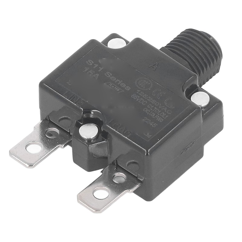 10Pcs Automatic Reset Relay Fuse 15A Thermal Switch Circuit Breaker