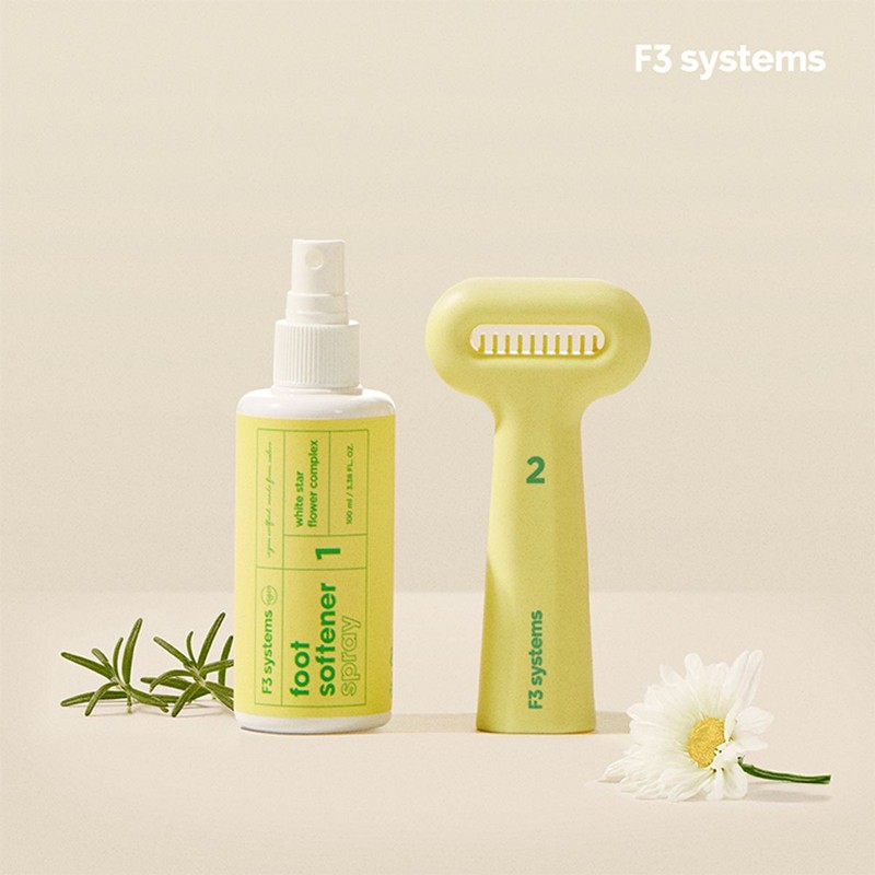F3 Systems Perfect Foot Peeling Kit (Foot Softener + Dead