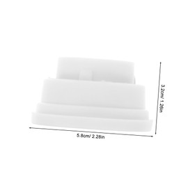 IWOWHERO Pool Ladder Bumper Caps 2 Pack Durable End Caps for Above Ground Pool Ladder Safety Stabilizer