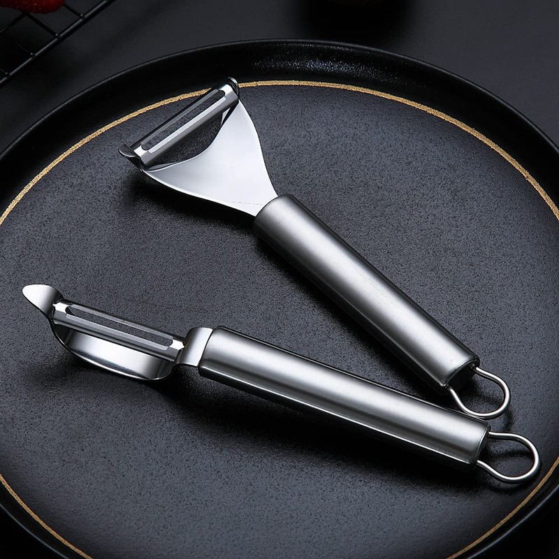 Kyraton Potato Vegetable Peeler, Stainless Steel Apple Fruit Veggie Peeler,