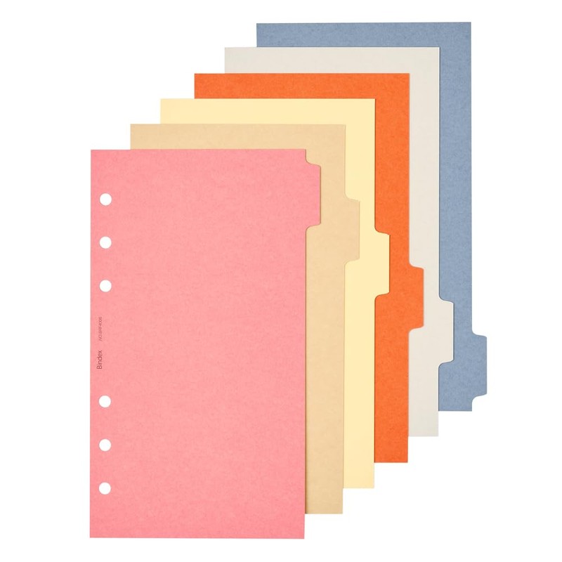 Noritsu BRF4006 Binding Index Personal Organizer Refill, Paper Index, Bible,