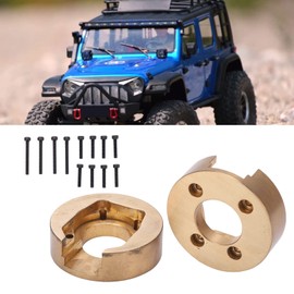 RC Car Brass Counterweight, 1 Pair Brass Counterweight Rims Internal Counterweight for Absima Sherpa 1/10 Climbing Car