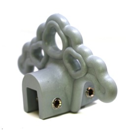 JSP Manufacturing Plastic Roof Ice Guard Snow Guard Snow Stops for Standing Seam Metal Roofing - Multi-Color/Multi-Pack Listing (1, Light Grey)