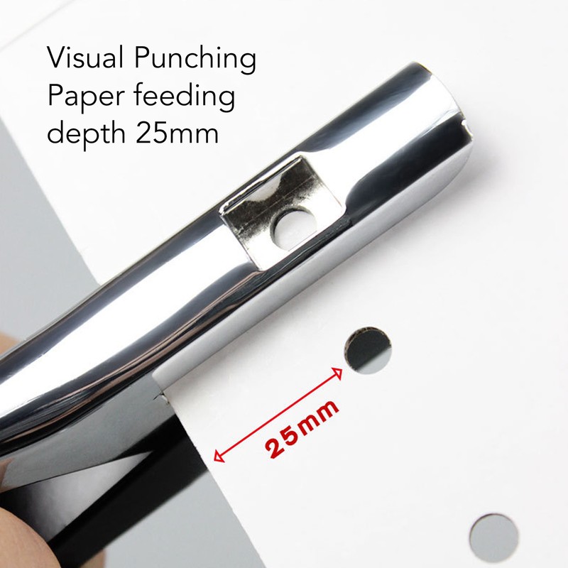 8mm Single Hole Punch Heavy Duty Handheld Puncher Portable Punching