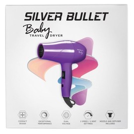 Silver Bullet Metallic Baby Dryer 1200W - Purple