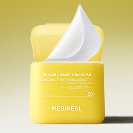 Mediheal Derma Toner Pad Vitamin C, Full Size 100 pads, 1 piece