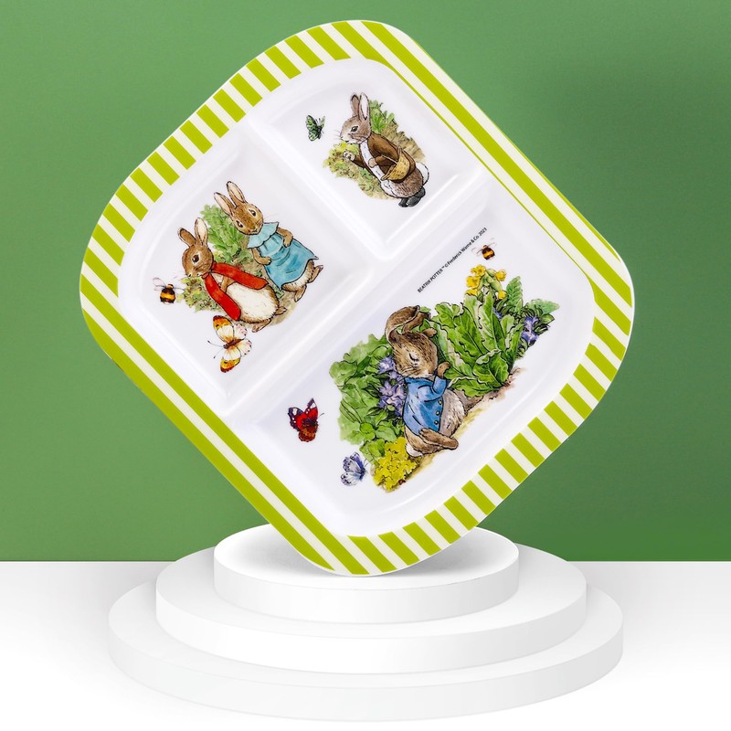 Zawadi Global Peter Rabbit 3 Section Reusable Childrens Kids Toddlers