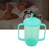 Adult Drinking Cup, Straw Cup with 2 Handles, Leakproof Plastic