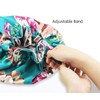 Satin Sleep Cap Women's Adjustable Double Layers Satin Bonnet Silk