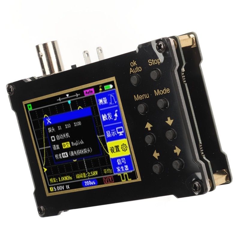 Mini Handheld Oscilloscope 40MSa/s Sampling Rate 18MHz Bandwidth PWM Signal