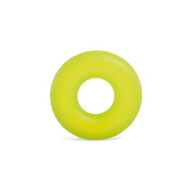 INTEX Inflatable Neon Frost Tube: 36" Diameter - 132lb Weight Capacity - One Tube - Color May Vary