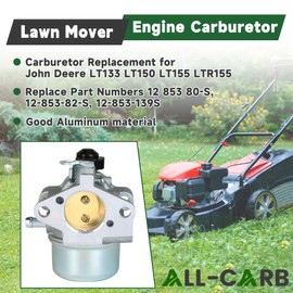 ALL-CARB Carburetor Replacement for John Deere AM125355 LT133 LT150 LT155 LTR155 GS30 Carb