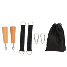 Wooden Pull Up Grips, Finger Strength Trainer Rock Climbing Holds Training Set for Home Gym Upper Body Core Grip Strength Training