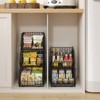 X-cosrack 3-Tier Stackable Wire Baskets for Pantry Organization and Storage,