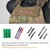 Tactical Glow Stick Pouch Chemlight Pen Holder Flashlight Battery Organizer