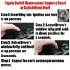 SWITCHDOCTOR Window Master Switch for 2009-2014 Toyota Corolla