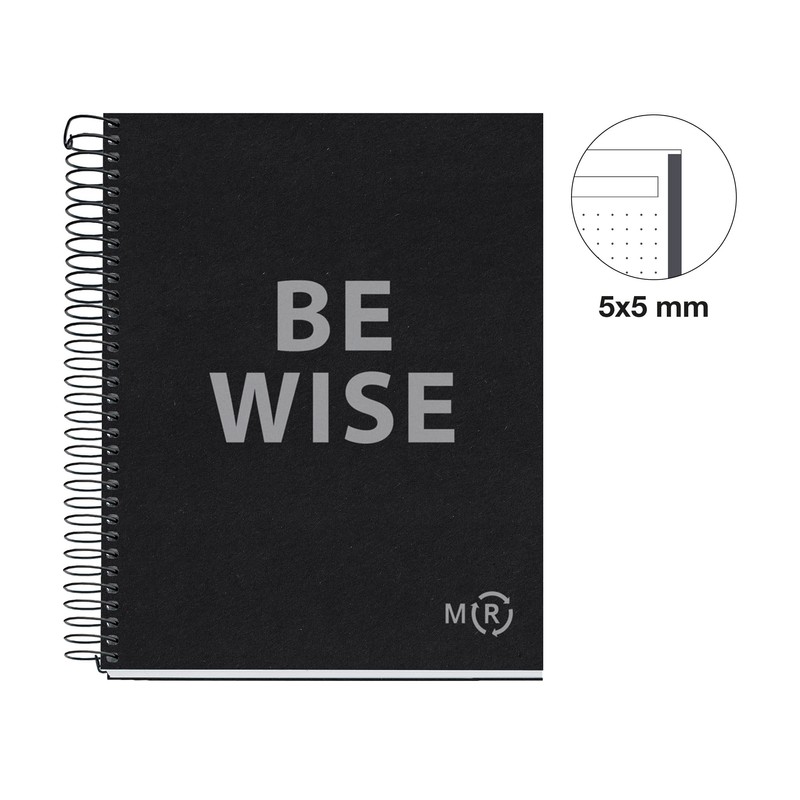 Miquelrius - Notebook A5 Be Eco, 80 Sheets 90 g/m²,