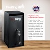 FireKing Mini Safe with Single Nose Lock, Lock Box for