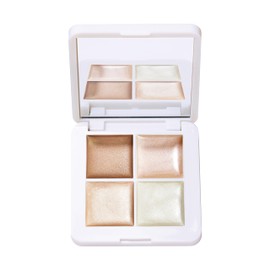 RMS Beauty RMS Beauty Living Luminizer Glow Quad - Highlighter Glow Makeup, Powder Highlighter Makeup, Body & Face Highlighter, Cream Highlighter Dewy Makeup