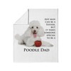 CafePress Poodle Dad Throw Blanket Super Soft Fleece Plush Throw
