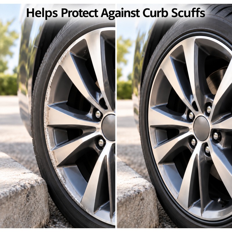 Universal Car Rim Protector Strip for Wheel Edge Protection -