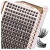 LASHVIEW Lash-Extension-Clusters 168pcs D Curl Lash Clusters Natural Look Cluster