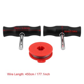 Windscreen Cutting Wire Window Glass Removal Tools, Plastic + Metal Material Car Windscreen Cutting Wire Front Window Removal Tools Kit Window with Glass Cutting Wire with Handles