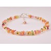 Natural Multi Tourmaline and Ethiopian Opal Bracelet, Uncut Chips Beads