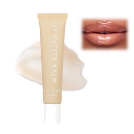 Summer Lip Butter Balm, Moisturizing Tinted Lip Balm, Long-Lasting Moisture To Soothe Dry Chapped Lips, Instant Shine And Hydration Tinted Soothing Lip Care (01# Vanilla)