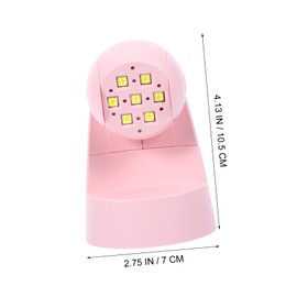 WOONEKY UV Nail Lamp Portable Nail Dryer with Rotating Head for Quick Drying for Home and Salon Use Durable and Energy Efficient